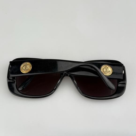Les Copains Sunglasses mod. LC 210 Black Oversized Butterfly Shades Vintage main image 7